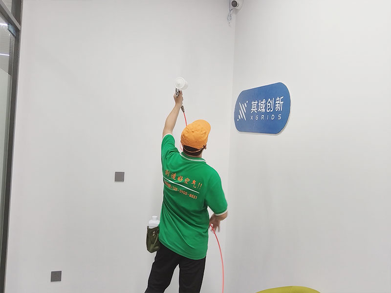 深圳其域創(chuàng)新辦公室除甲醛施工